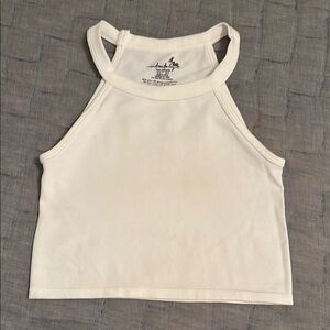 Free People Intimately White Sleeveless Women's Top